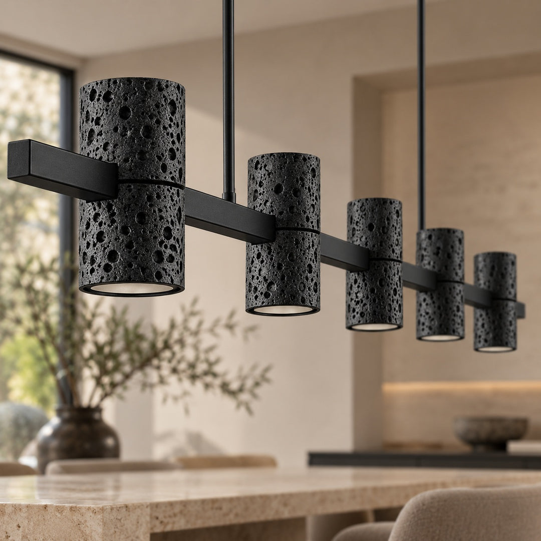 Modern Flush Mount Ceiling Light Travertine LED for Stylish Ambient Illumination