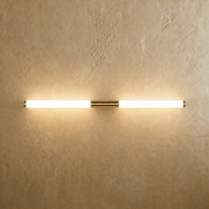 Modern Bathroom Wall Light Linear Fixture Iron PC Adjustable Illumination for Enhanced Visibility