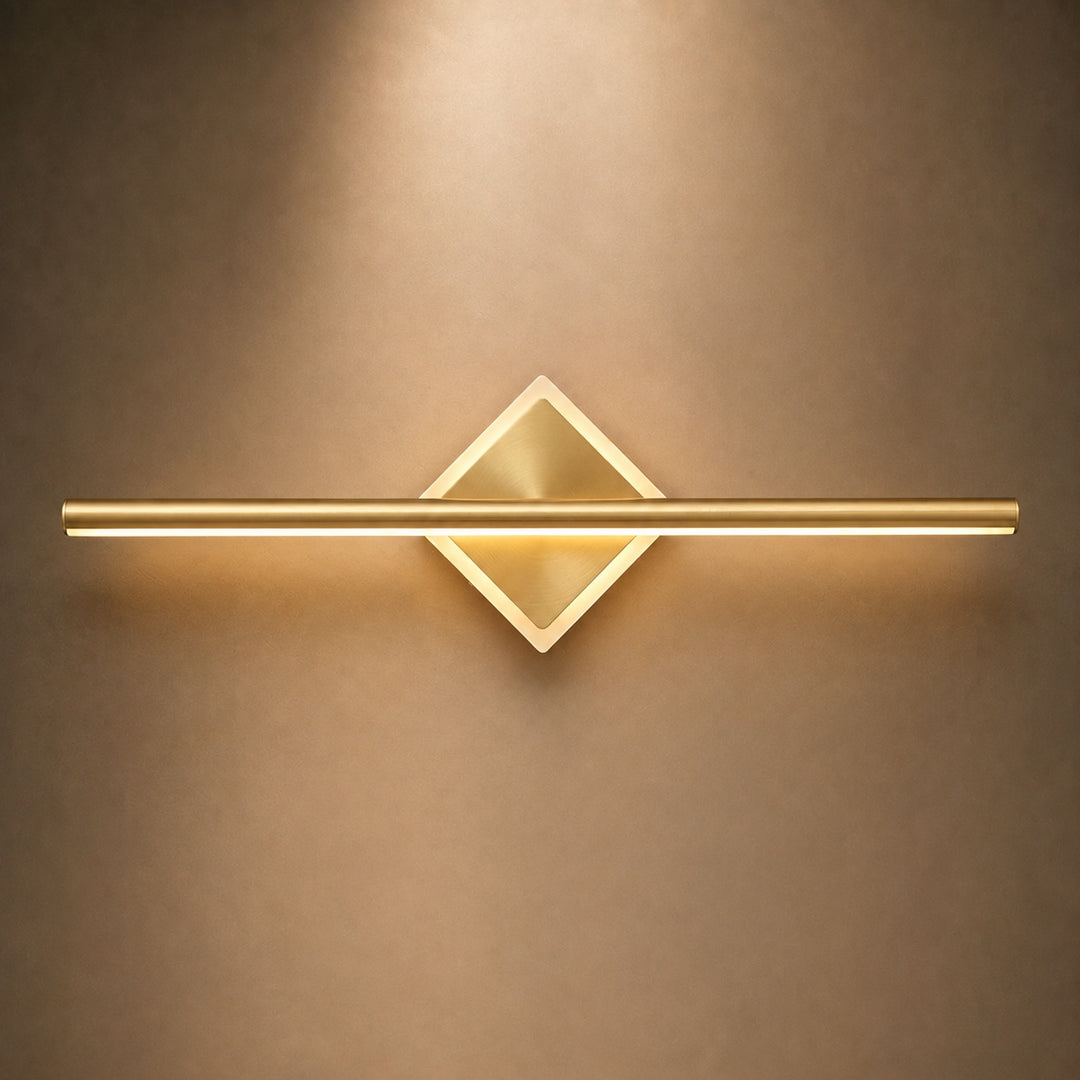 Modern Wall Sconce Lighting Wall Lamp Geometric Aluminum Frame Acrylic Base Dimmable Focused Illumination