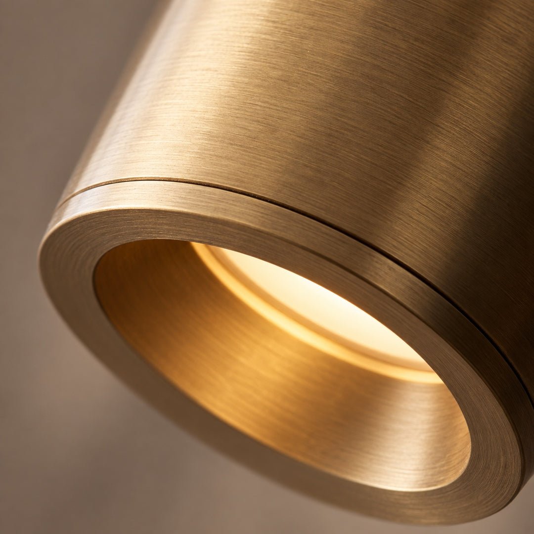 Modern Brass GU10 Wall Sconce – Indoor Wall Light for Bedroom & Hallway