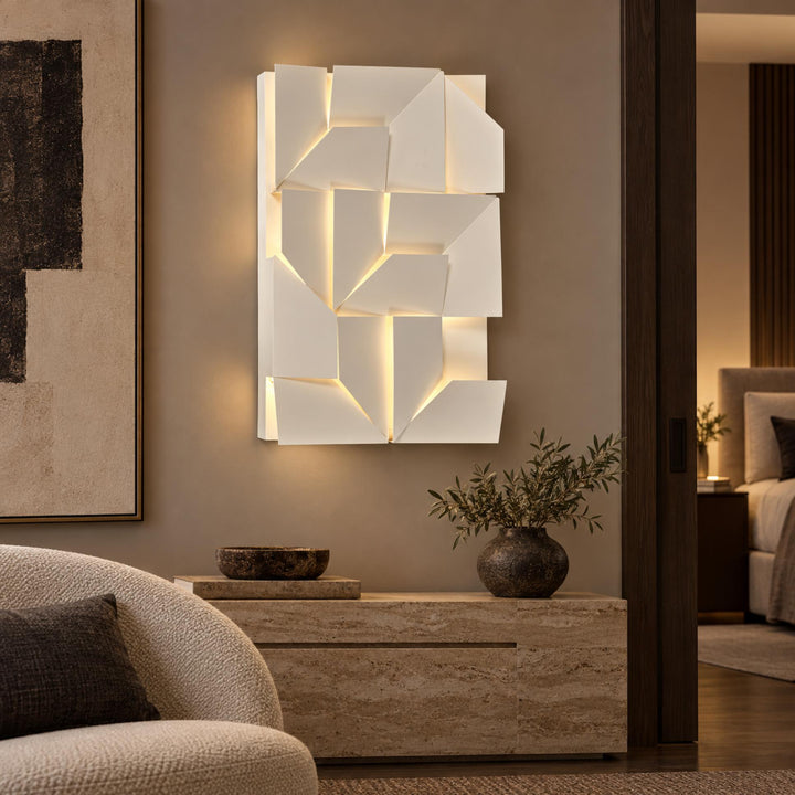 Modern Wall Sconce LED Light Fixture Adjustable Metal Wall Mounted for Indoor Use