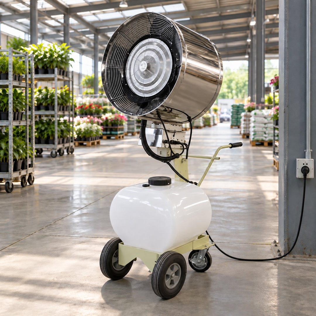 Industrial Mobile Humidifier High Power Cooling Dust Removal System Durable Construction