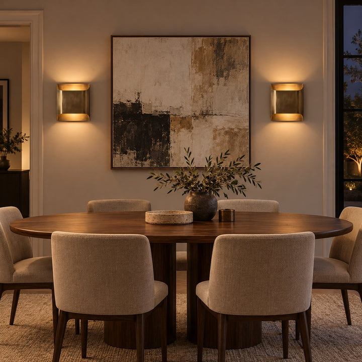 Modern Brass Up & Down Wall Sconce – Contemporary Interior Wall Light