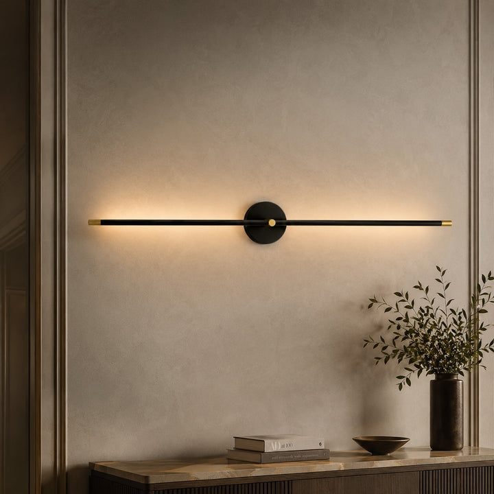 Modern Wall Light Sconce Metal Adjustable LED Linear Design Warm Cool Light Options
