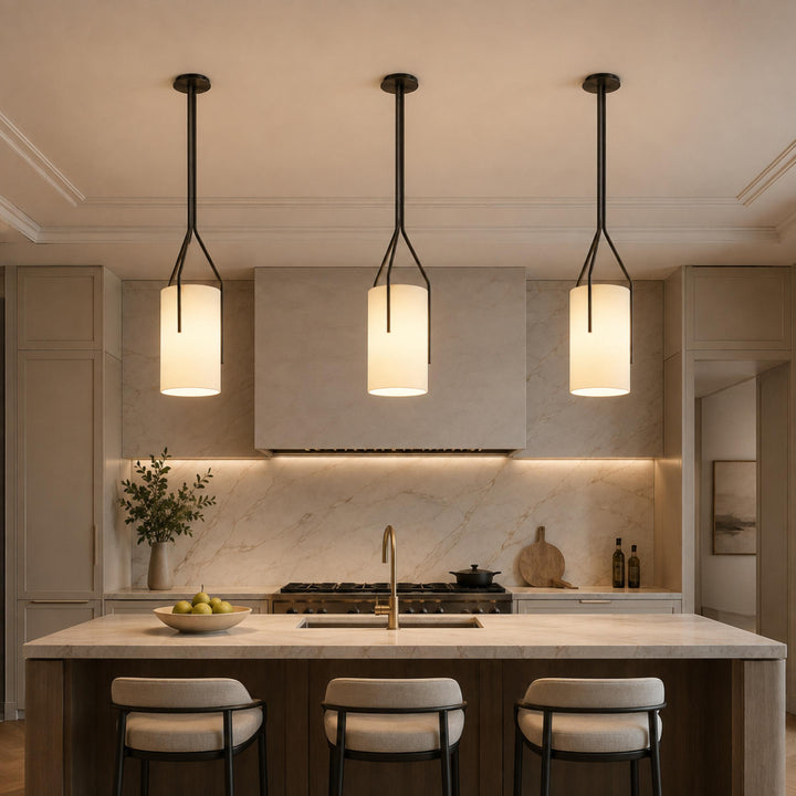 Modern Chandelier Light Adjustable Height Hanging Light Fixtures Gold Metal LED Compatible