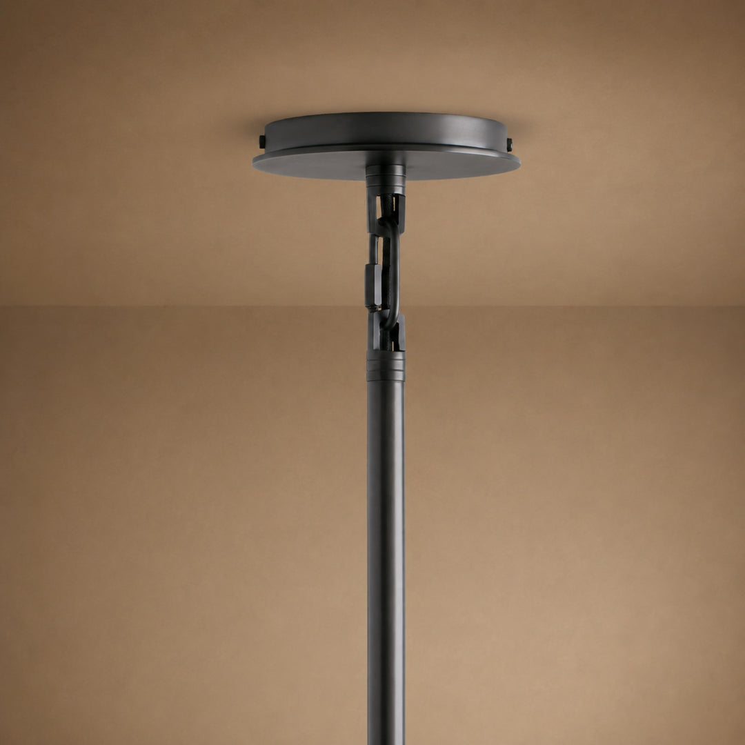 Brass & Black Outdoor Lantern Pendant Light – 18″ or 28″