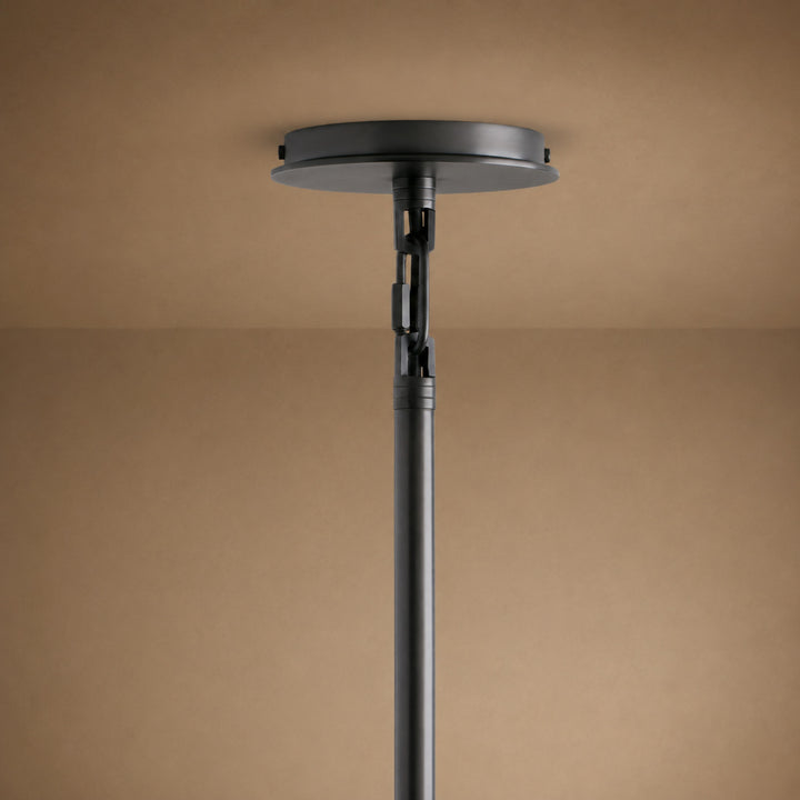 Brass & Black Outdoor Lantern Pendant Light – 18″ or 28″