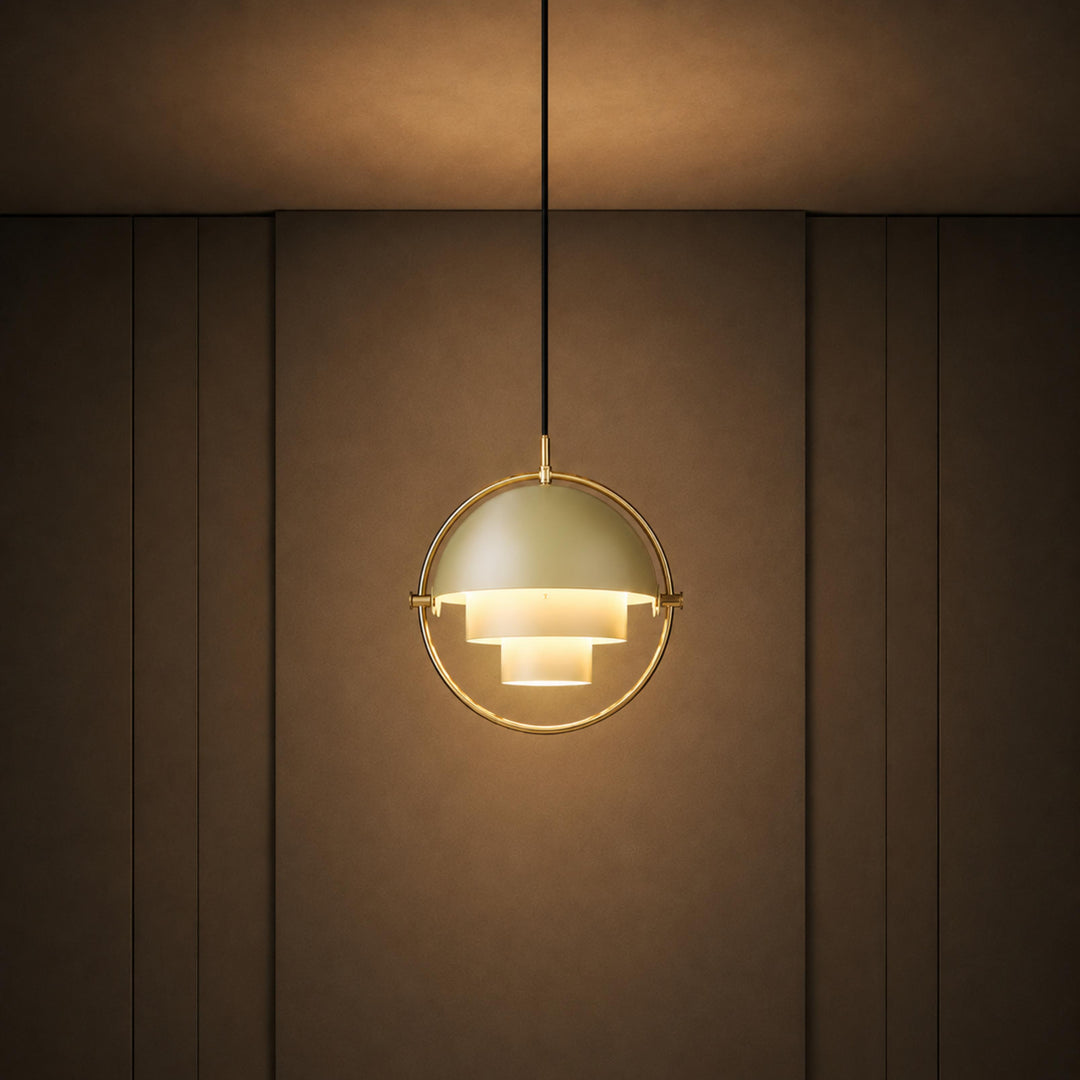 Modern Adjustable Black Pendant Light with Metal Shade for Kitchen Pendant Lighting