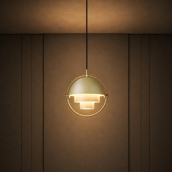 Modern Adjustable Black Pendant Light with Metal Shade for Kitchen Pendant Lighting