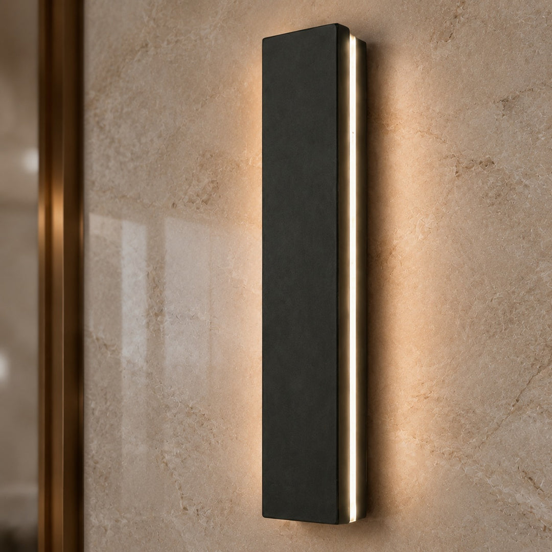 Minimalist Outdoor Wall Light Wall Mounted Aluminum LED Adjustable Color Temperature Weather-Resistant