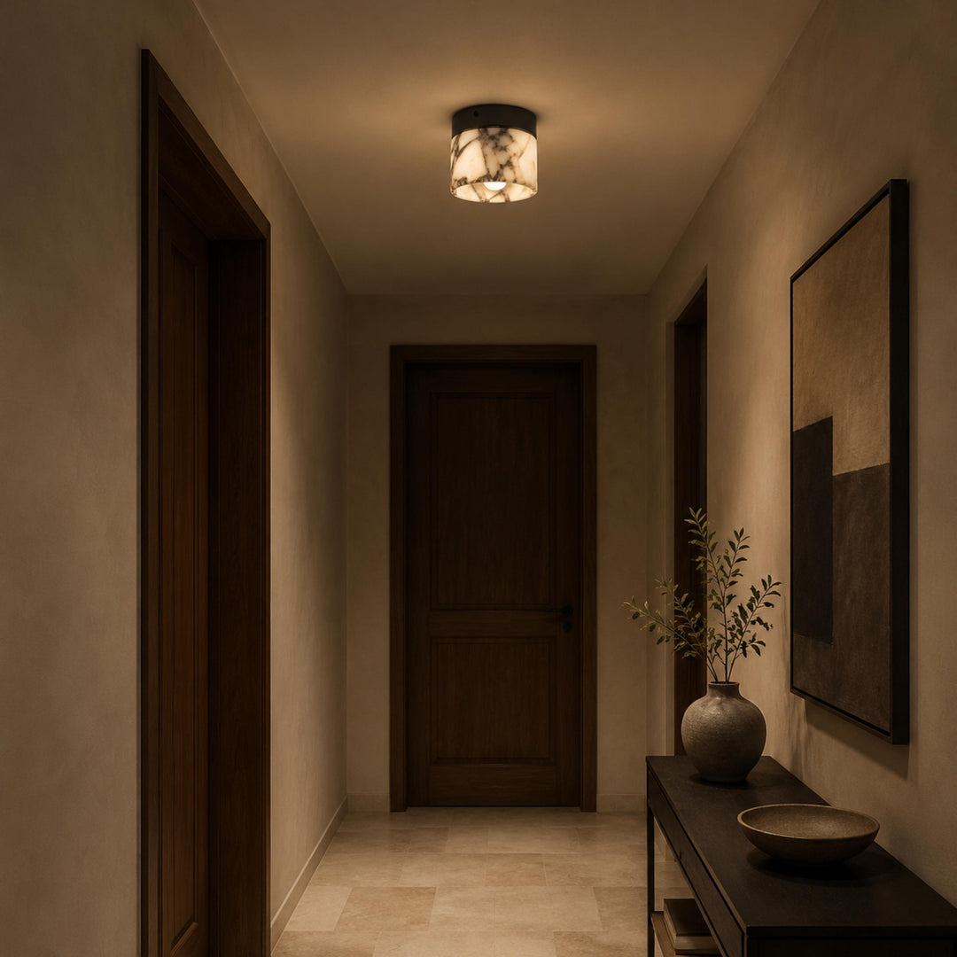 Marble Round Ceiling Lamp