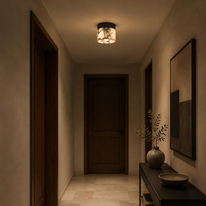 Marble Round Ceiling Lamp