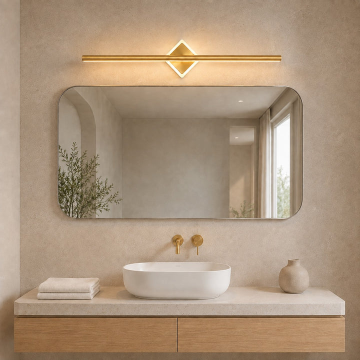 Modern Wall Sconce Lighting Wall Lamp Geometric Aluminum Frame Acrylic Base Dimmable Focused Illumination