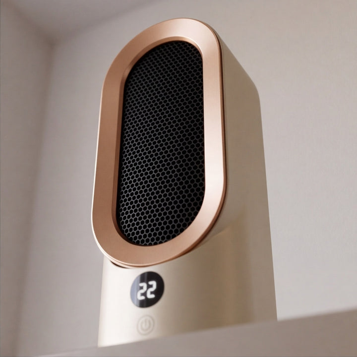 Electric Heater Portable Design Compact Ceramic Construction Adjustable Heat Settings 800W
