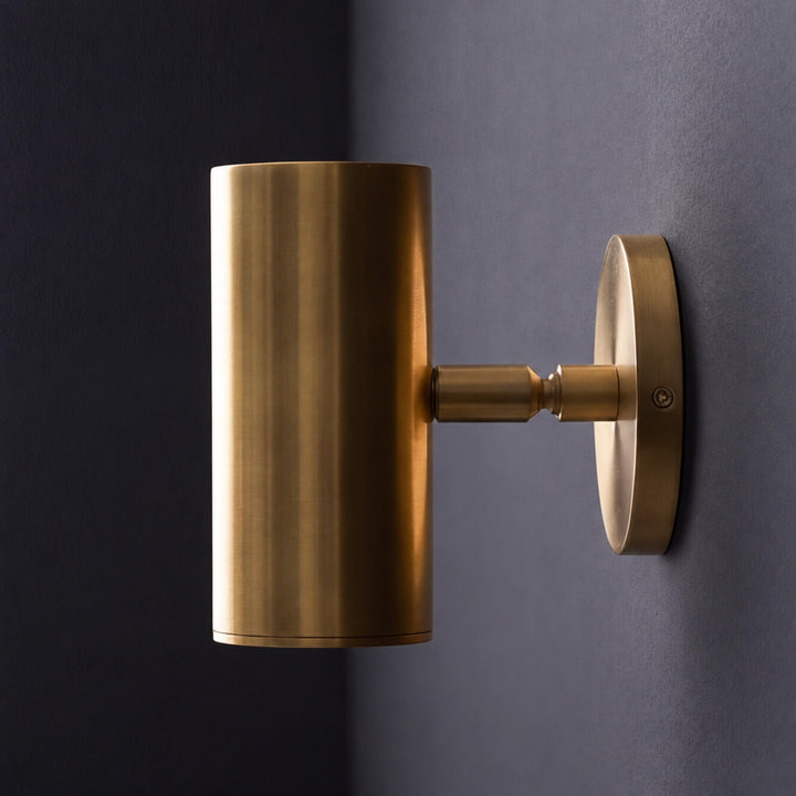 Modern Brass GU10 Wall Sconce – Indoor Wall Light for Bedroom & Hallway