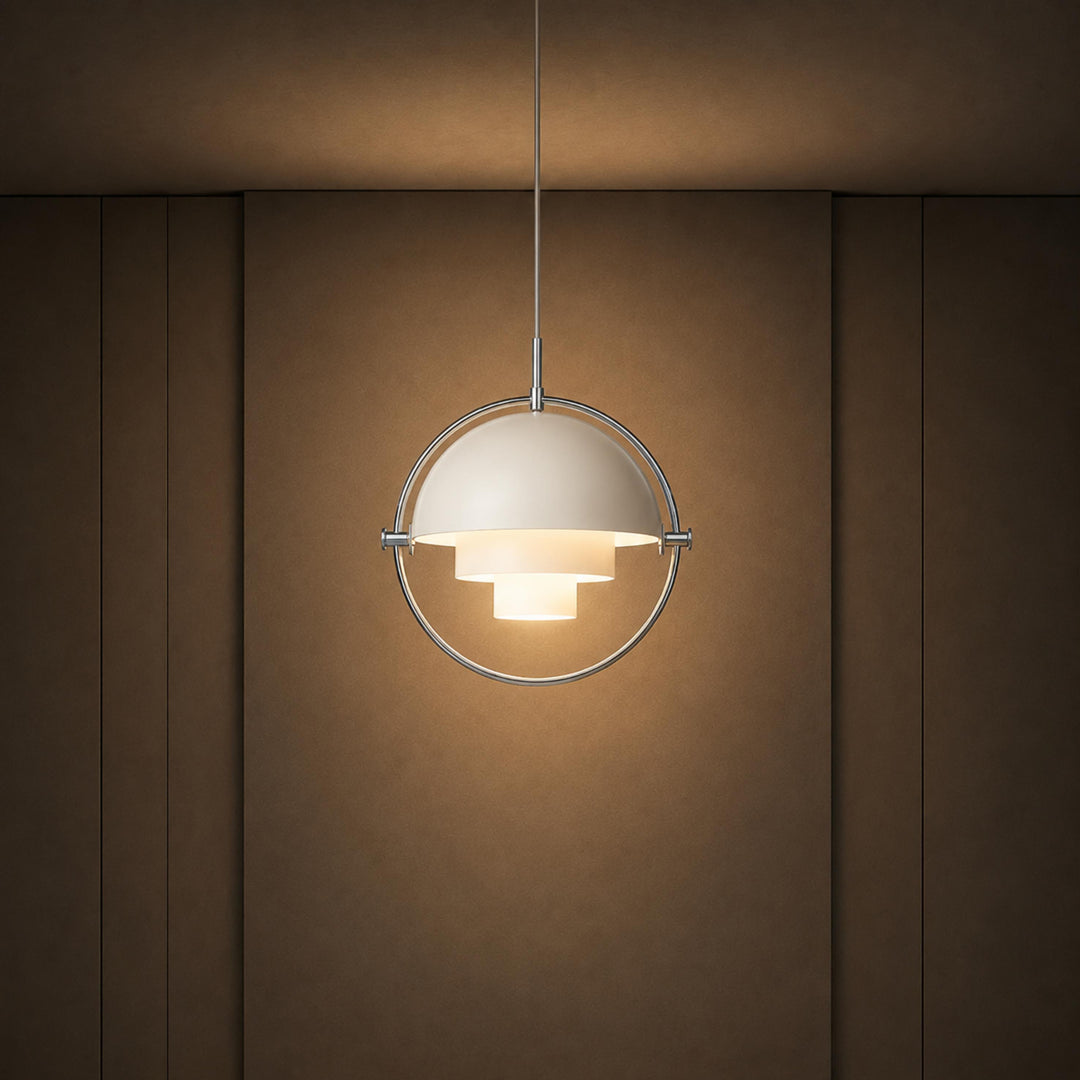 Modern Adjustable Black Pendant Light with Metal Shade for Kitchen Pendant Lighting
