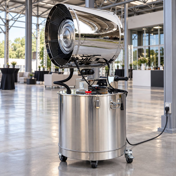 Industrial Mobile Humidifier High Power Cooling Dust Removal System Durable Construction