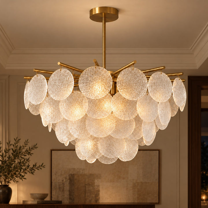 Modern Flush Mount Ceiling Light Metal Frame Adjustable Design for Stylish Illumination