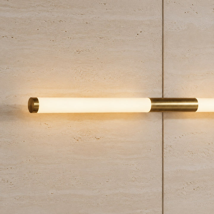 Modern Bathroom Wall Light Linear Fixture Iron PC Adjustable Illumination for Enhanced Visibility