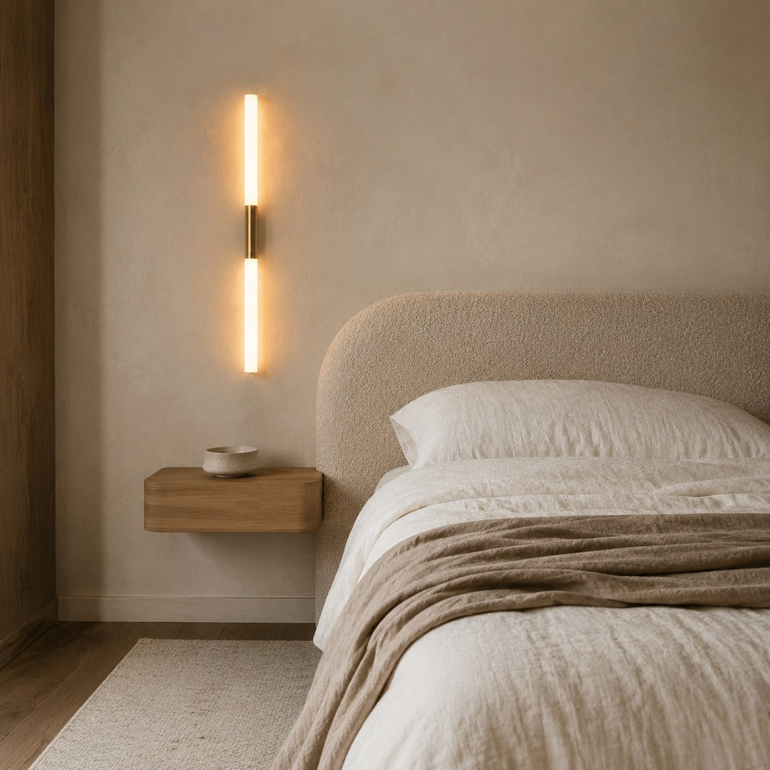 Modern Bathroom Wall Light Linear Fixture Iron PC Adjustable Illumination for Enhanced Visibility