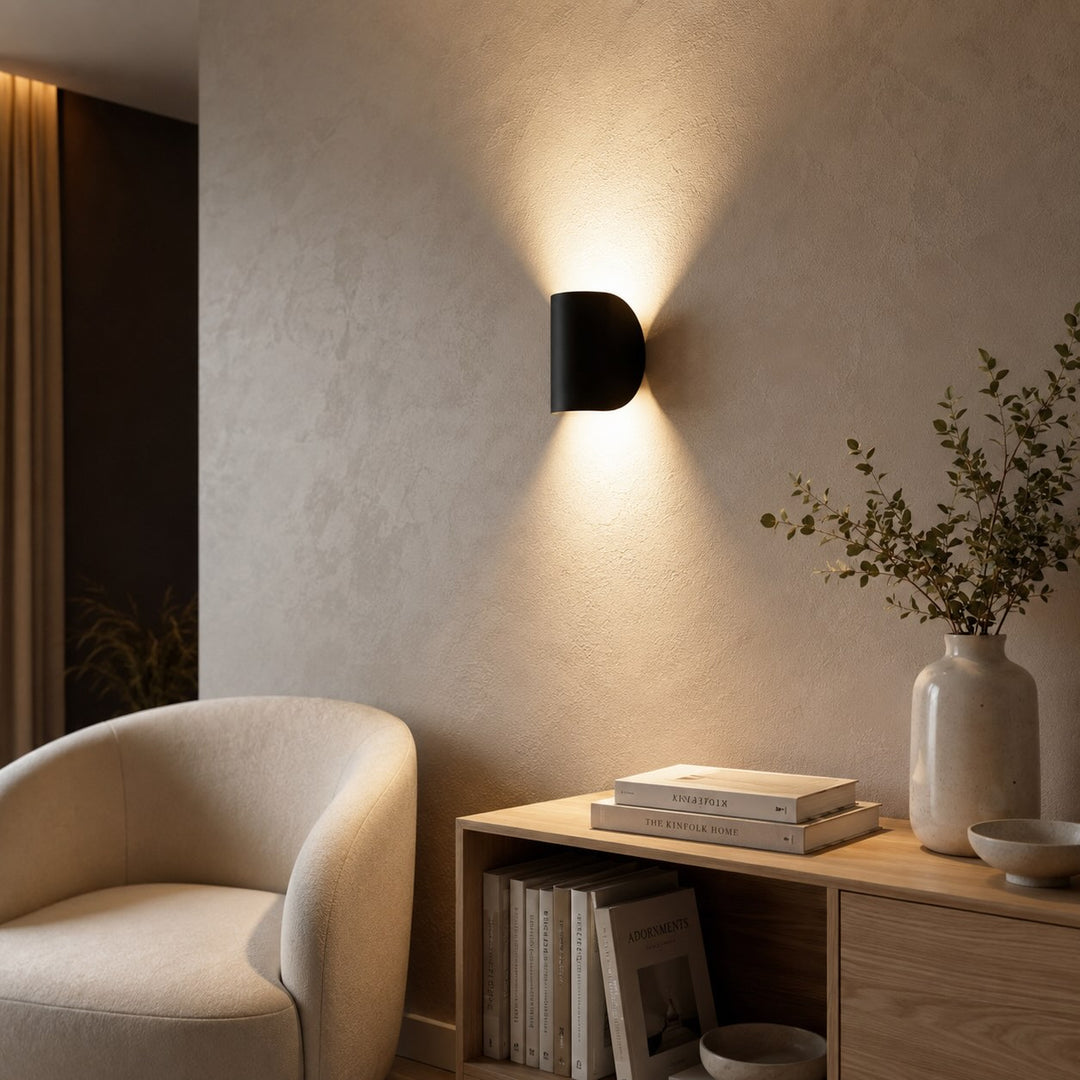 Modern Wall Light Adjustable Aluminum LED Up Down Fixture Dimmable Energy Efficient