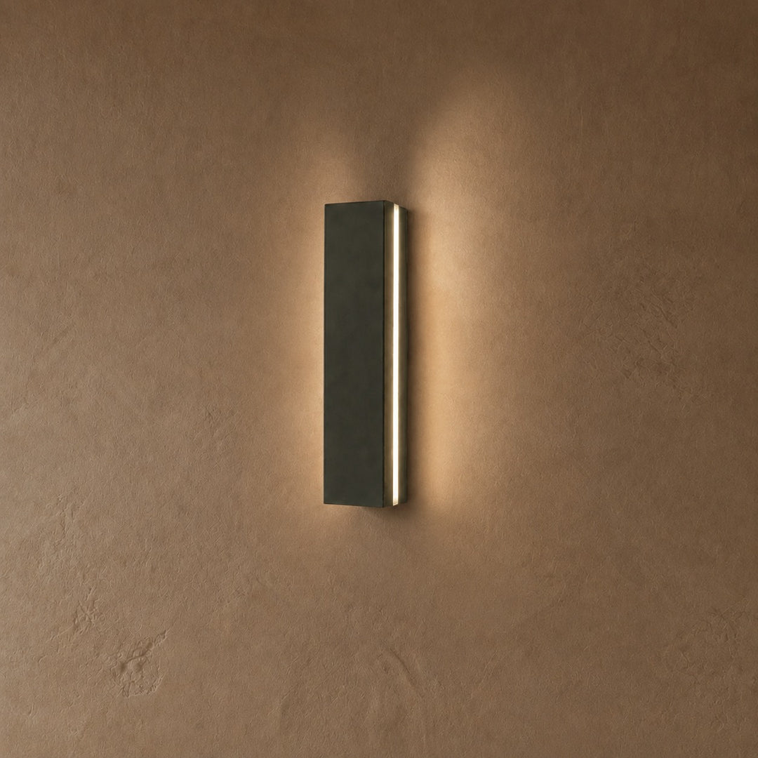 Minimalist Outdoor Wall Light Wall Mounted Aluminum LED Adjustable Color Temperature Weather-Resistant