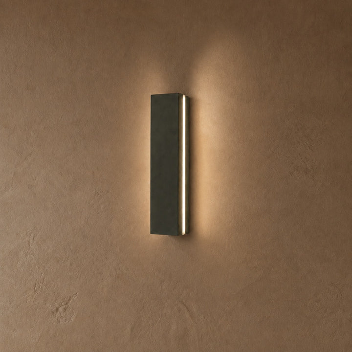 Minimalist Outdoor Wall Light Wall Mounted Aluminum LED Adjustable Color Temperature Weather-Resistant