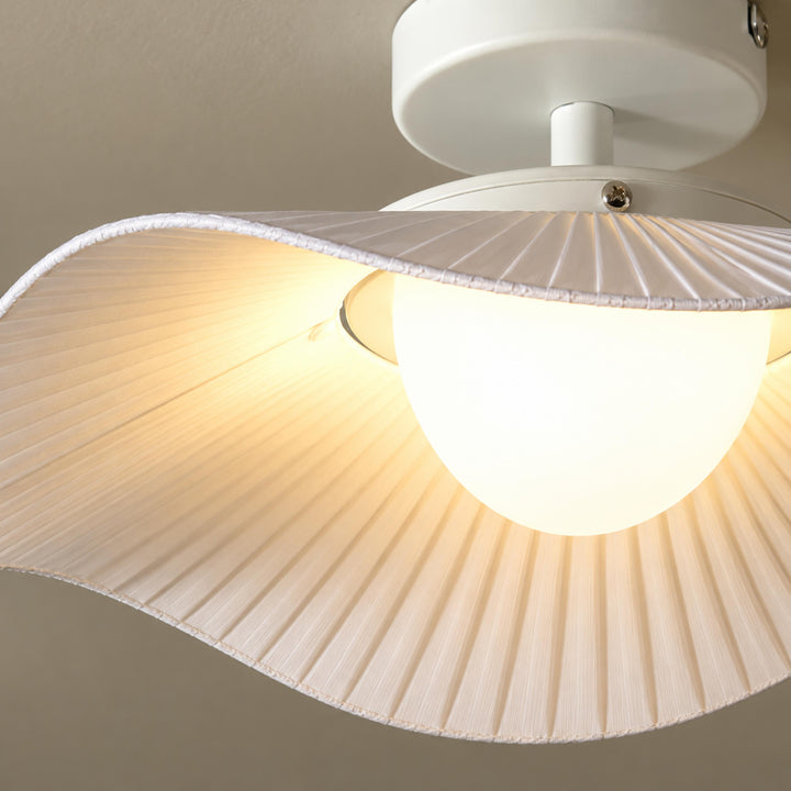 Modern Flush Mount Ceiling Light Acrylic LED Fixture 24 Inch Diameter Soft Illumination