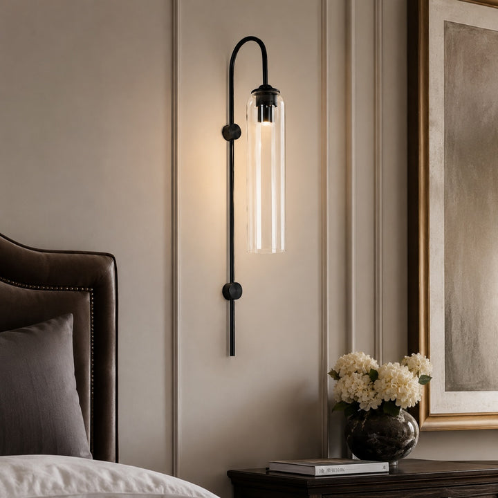 Modern Wall Light Wall Mounted Glass Dimmable LED Fixture for Contemporary Spaces
