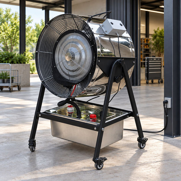 Industrial Mobile Humidifier High Power Cooling Dust Removal System Durable Construction