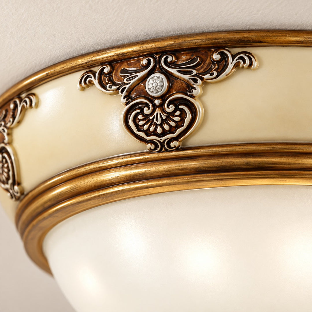 Modern Flush Mount Ceiling Light Aluminum LED Fixture 12 Inch Diameter for Bright Illumination