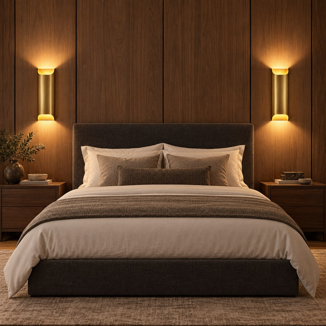 Modern Brass Up & Down Wall Light Sconce – Dual G9 Indoor Wall Fixture