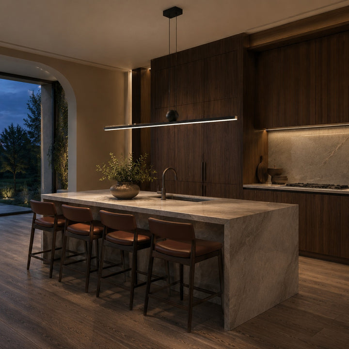 Modern Pendant Light Adjustable Hanging Aluminum and Acrylic with Energy-Saving LED Technology