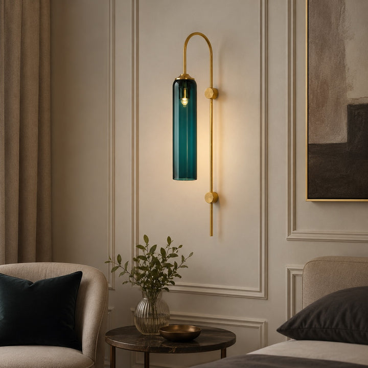 Modern Wall Light Wall Mounted Glass Dimmable LED Fixture for Contemporary Spaces