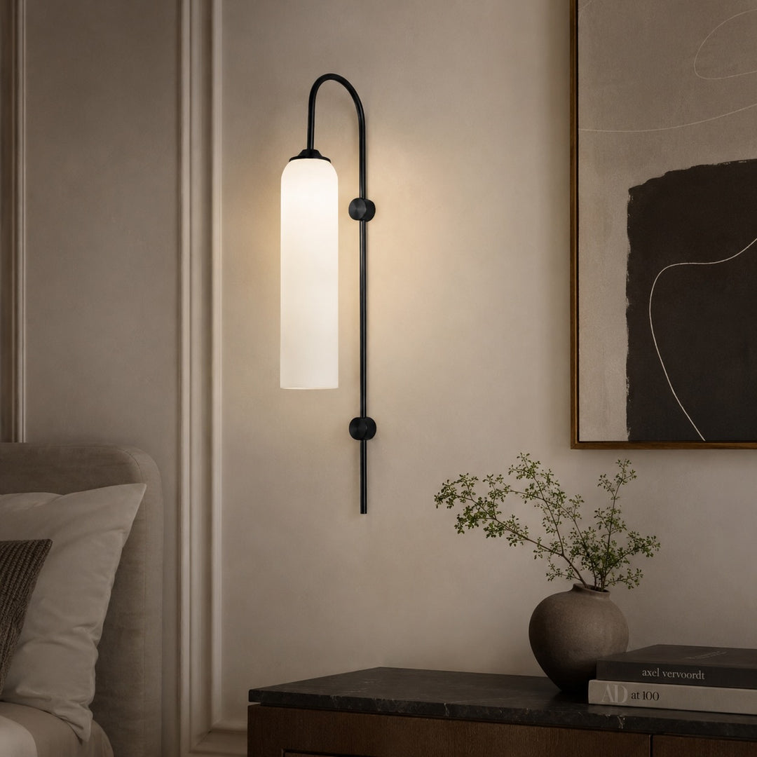 Modern Wall Light Wall Mounted Glass Dimmable LED Fixture for Contemporary Spaces