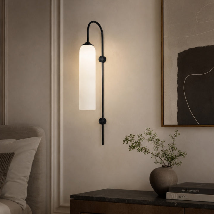 Modern Wall Light Wall Mounted Glass Dimmable LED Fixture for Contemporary Spaces