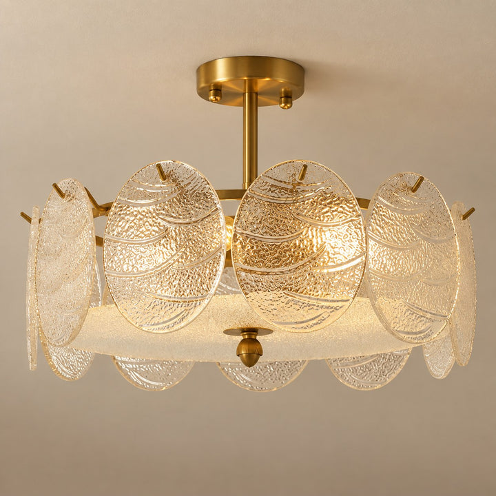 Modern Flush Mount Ceiling Light Fixture Metal LED Light for Home Office Space