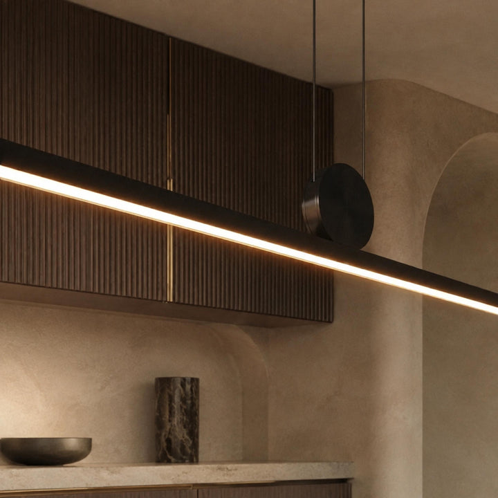 Modern Pendant Light Adjustable Hanging Aluminum and Acrylic with Energy-Saving LED Technology