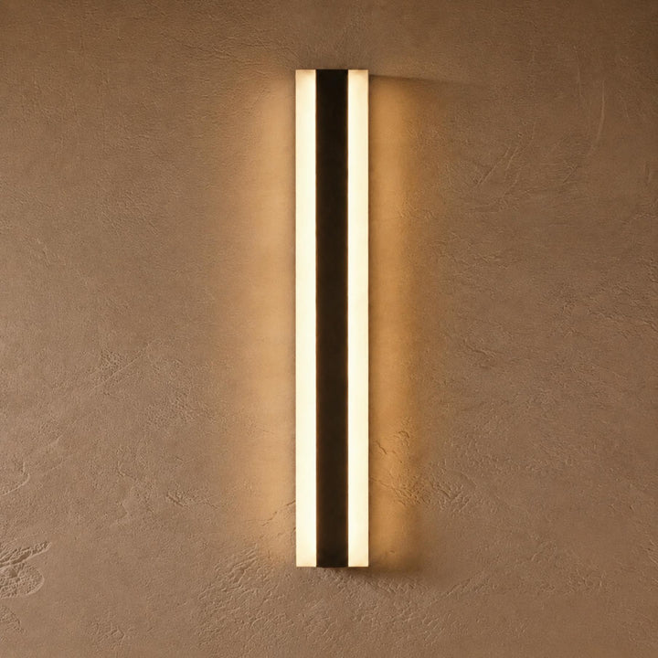 Modern Outdoor Wall Light Black Metal Wall Mounted LED Weatherproof Adjustable