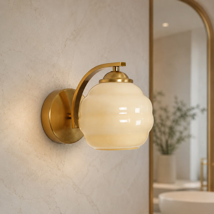 Modern Wall Light Adjustable Sconce Light Metal Glass E26/E27 Base Dimmable Warm Ambience