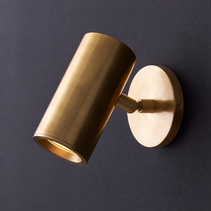 Modern Brass GU10 Wall Sconce – Indoor Wall Light for Bedroom & Hallway