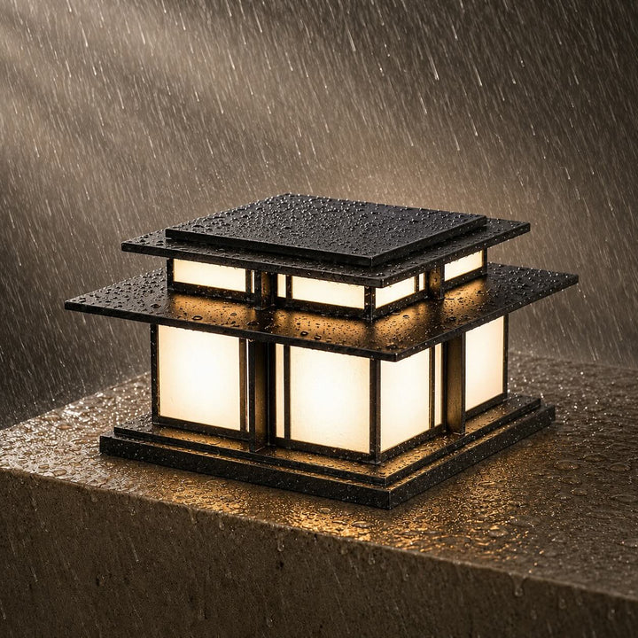 Modern Outdoor Wall Light Waterproof Metal Acrylic Adjustable LED for Gardens and Pathways