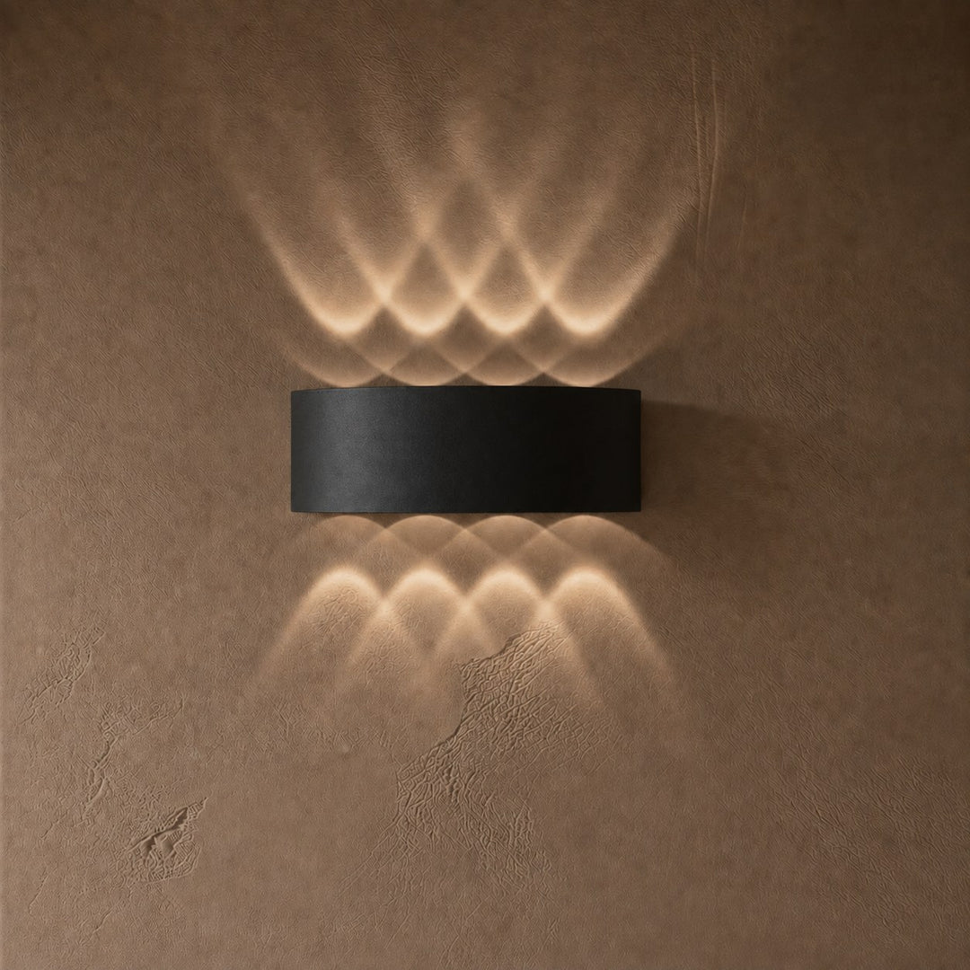 Modern Wall Light Waterproof Aluminum Up-and-Down LED Sconce for Indoor Outdoor Use