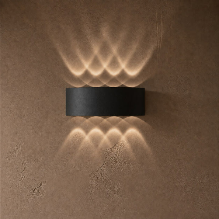 Modern Wall Light Waterproof Aluminum Up-and-Down LED Sconce for Indoor Outdoor Use