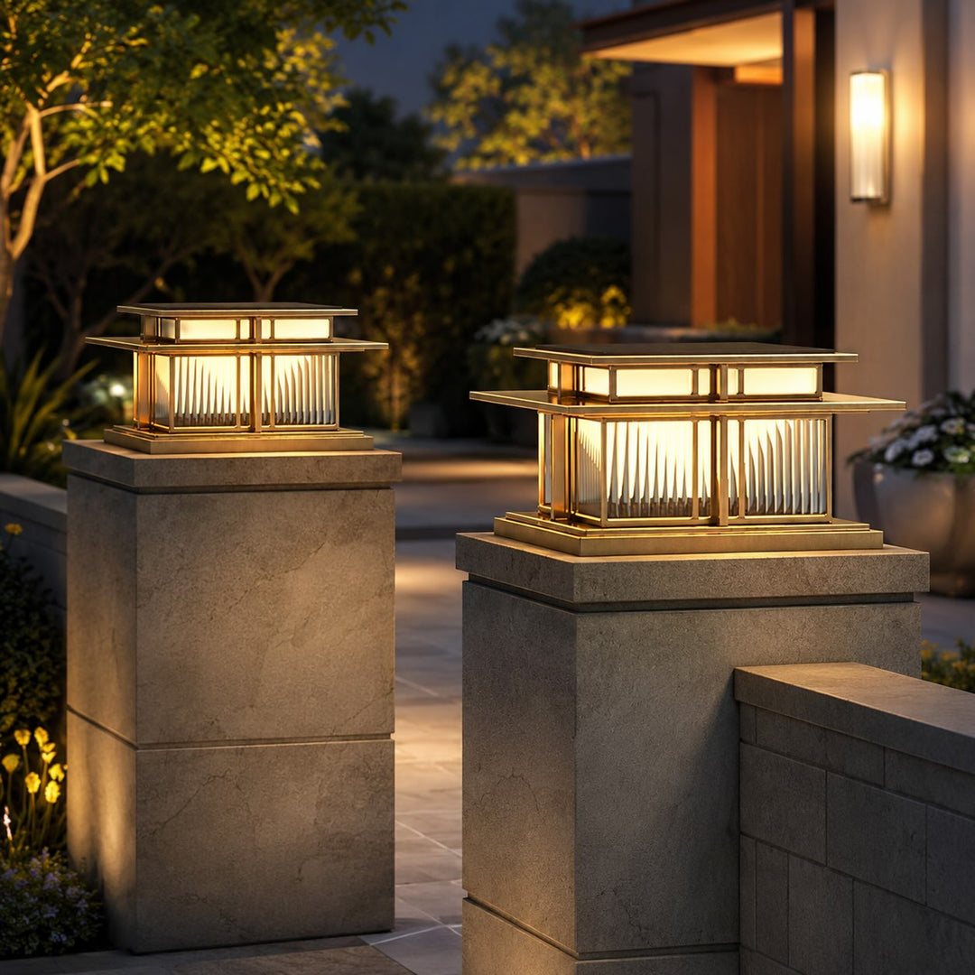 Modern Outdoor Wall Light Waterproof Metal Acrylic Adjustable LED for Gardens and Pathways