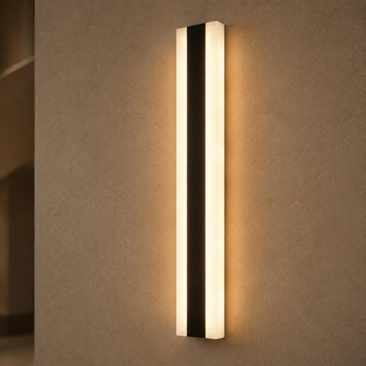 Modern Outdoor Wall Light Black Metal Wall Mounted LED Weatherproof Adjustable