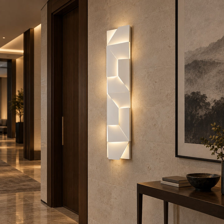 Modern Wall Sconce LED Light Fixture Adjustable Metal Wall Mounted for Indoor Use