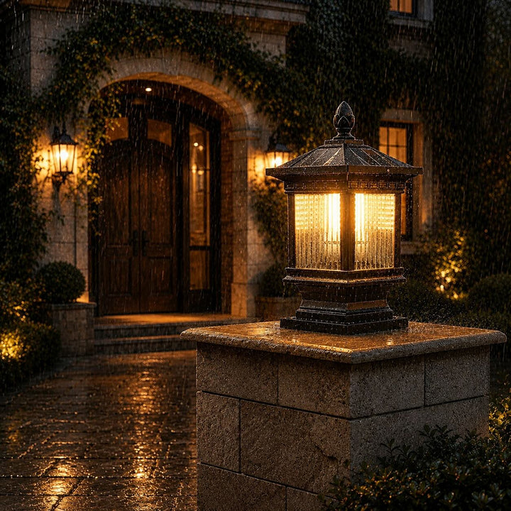 Modern Solar Garden Light Wall Mounted Die-Cast Aluminum Adjustable Dimmable LED Waterproof