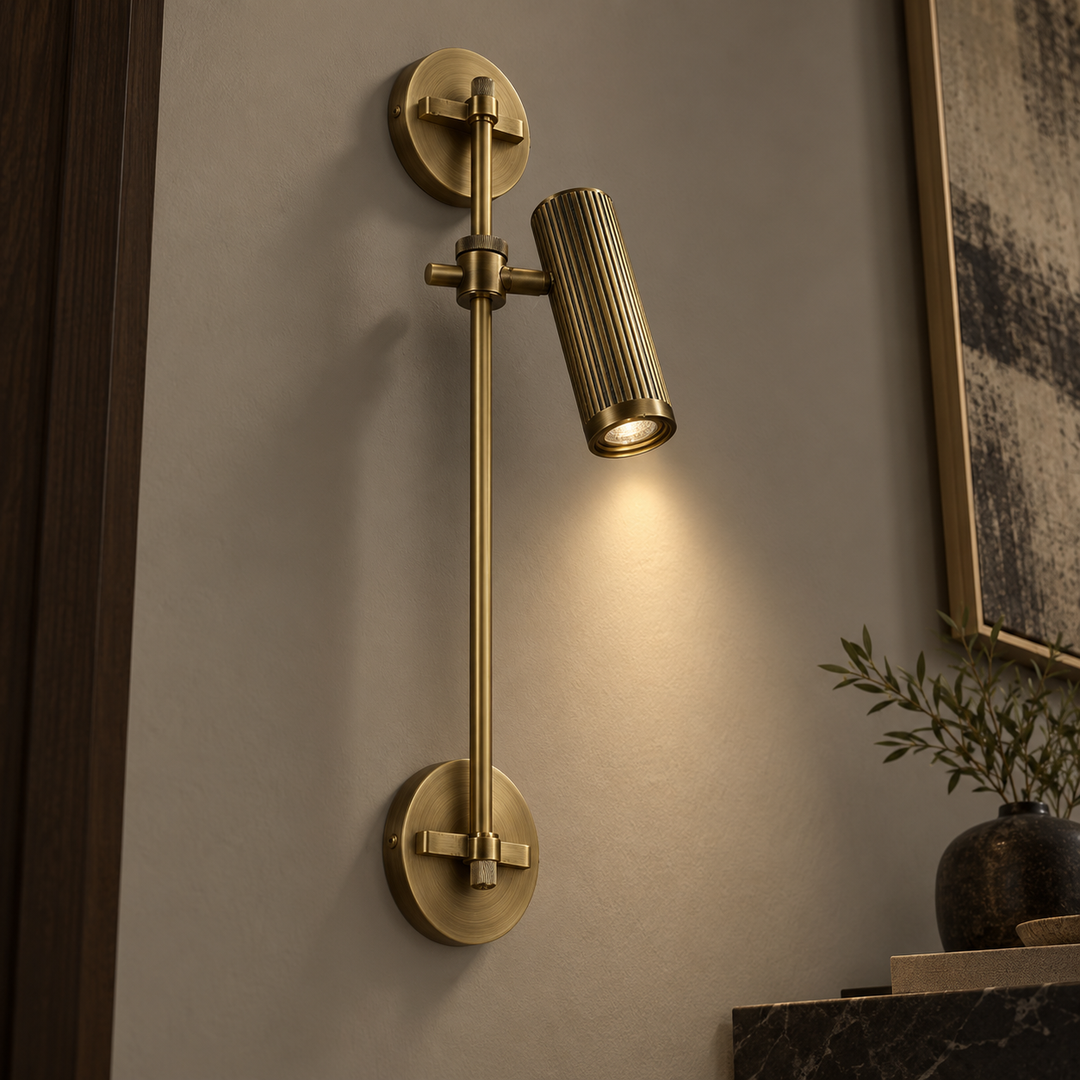 Modern Wall Light Adjustable Wall Mounted Metal LED Fixture for Contemporary Spaces