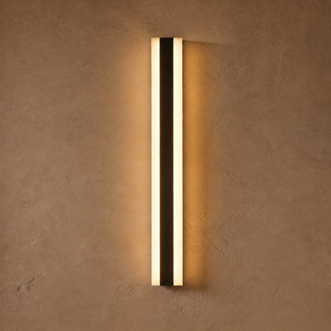Modern Outdoor Wall Light Black Metal Wall Mounted LED Weatherproof Adjustable